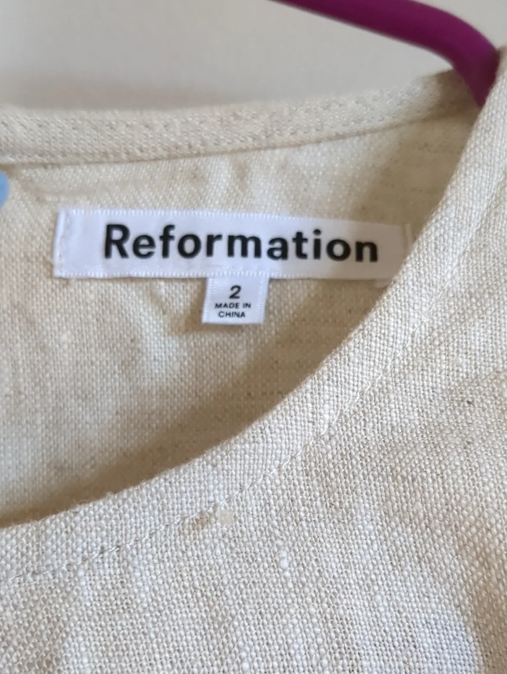 Reformation sleeveless wide